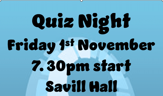 Quiz Night – Savill Hall